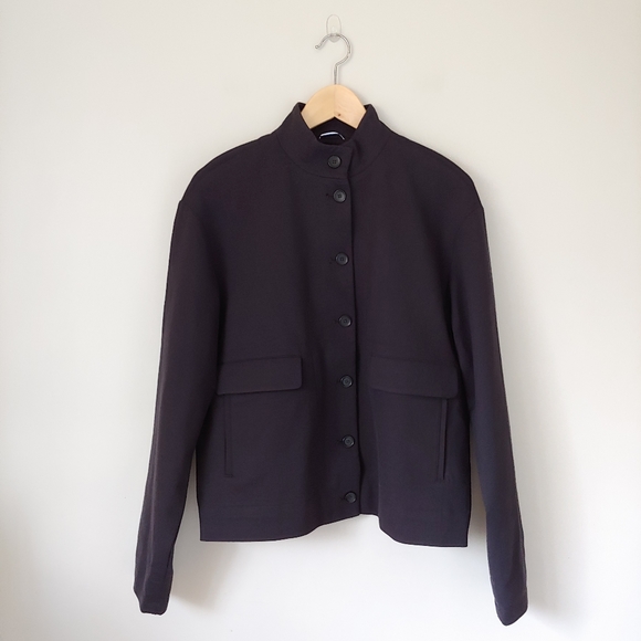 Kit and Ace Mulberry Bomber Jacket Black Size Medium - Picture 4 of 16